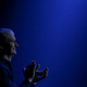 Tim Cook looking pleased at WWDC 2015, when Apple Music debuted. (Photo: Getty)